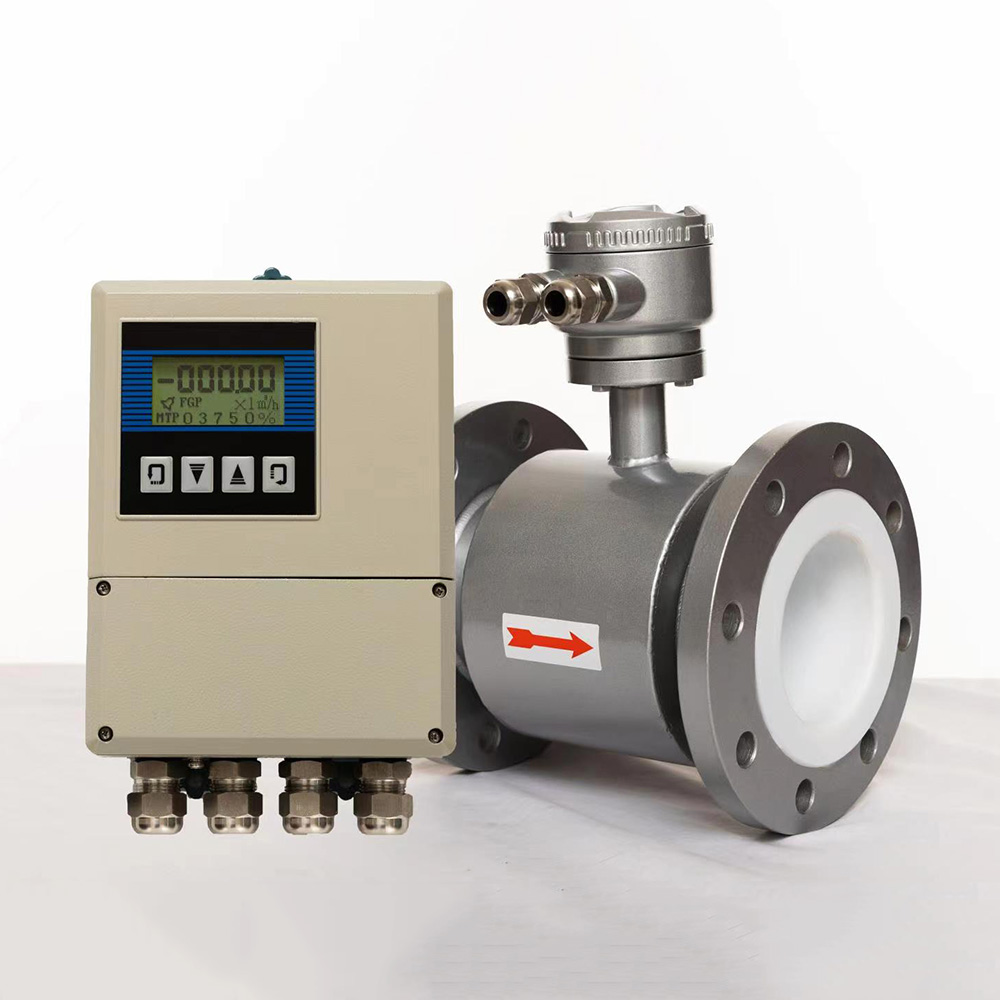 Split electromagnetic flowmeter