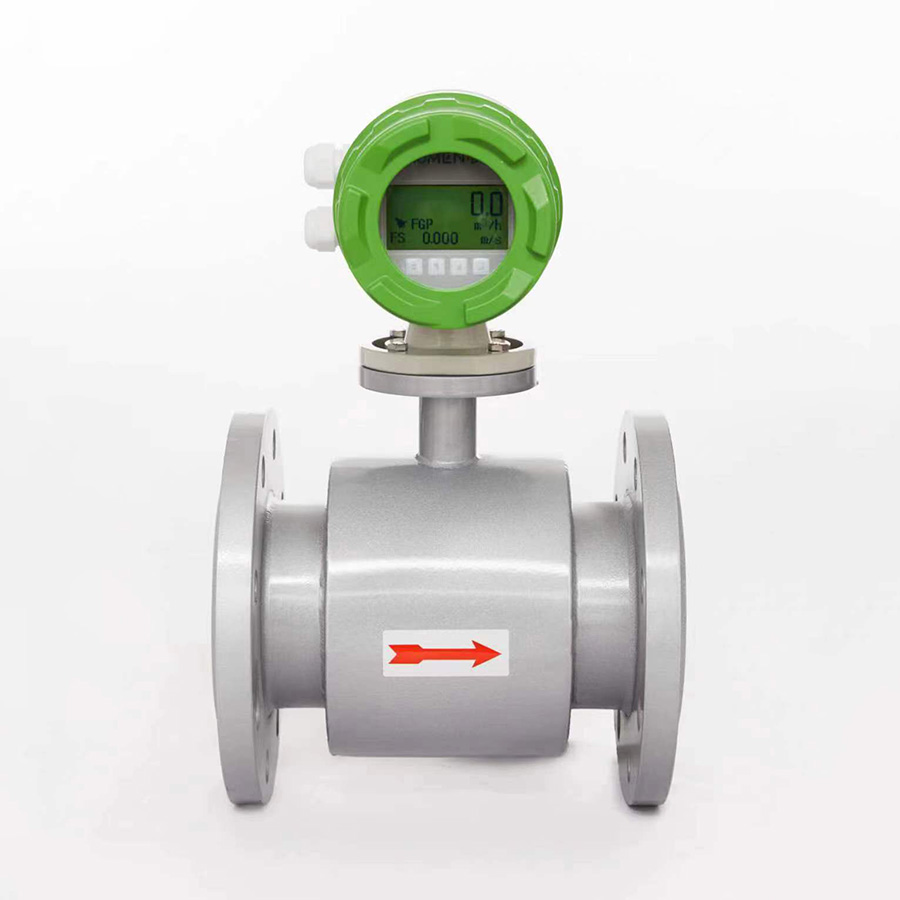 Integrated electromagnetic flowmeter